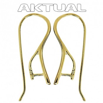 Earring Hook NZ015ZL 28mm Gold Plated