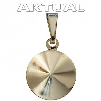 Pendant RIVOLI 14mm Gold Plated