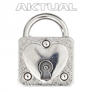 Pendant Lock 20mm Platina Plated