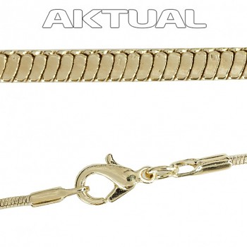 Chain SNAKE-4 45cm Gold Plated