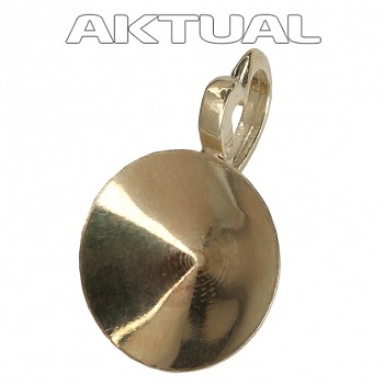 Pendant RIVOLI D2Y 12mm Ag925+Au,0.65g