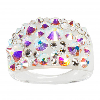 Ring BUBBLE 50 CRYSTAL AB Swarovski Crystals