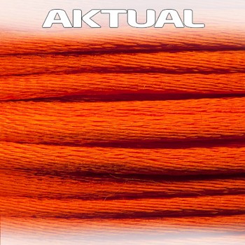 Šňůrka 100% VISKÓZA 2mm HYACINTH/orange