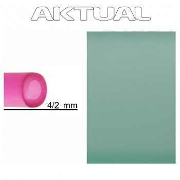 Dutinka RUBBER 4/2mm CHRYSOLITE