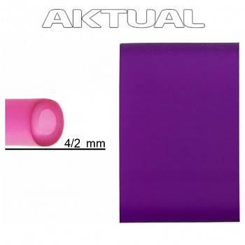 Dutinka RUBBER 4/2mm FIALOVÁ