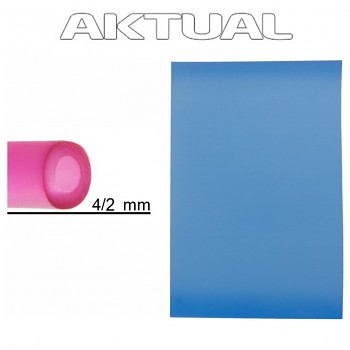 Dutinka RUBBER 4/2mm SAPPHIRE