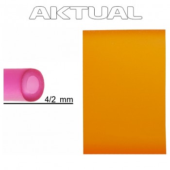Dutinka RUBBER 4/2mm SUN (orange)