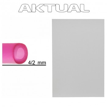 Dutinka RUBBER 4/2mm WHITE