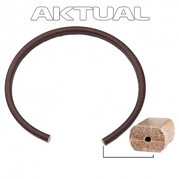 LEATHER Belt 10x7mm Brown