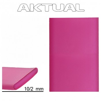 Pásek RUBBER 10mm FUCHSIA