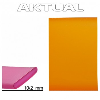 Pásek RUBBER 10mm SUN (orange)