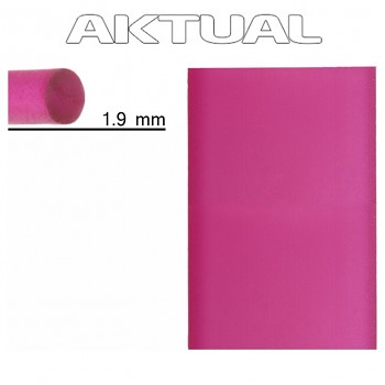 Šňůrka RUBBER 1.9mm FUCHSIA