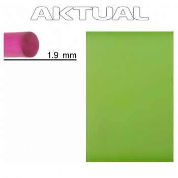 Šňůrka RUBBER 1.9mm PERIDOT