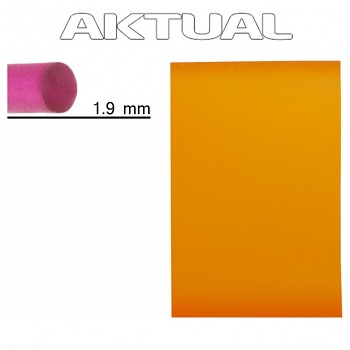 Šňůrka RUBBER 1.9mm SUN (orange)