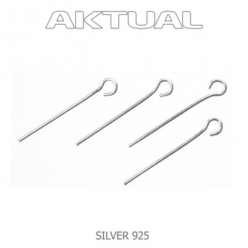Headpin with loop  Ag925 22mm, 0.1g