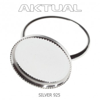 Ring CRYSTAL ROCKS 15mm/ velikost 56  Ag925, 1.99g