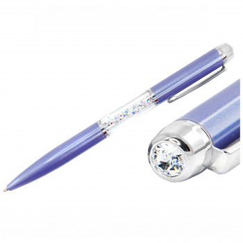 Ball PEN PURPLE CRYSTAL AB Swarovski Crystals