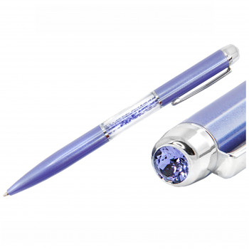 Ball PEN PURPLE TANZANITE Swarovski Crystals