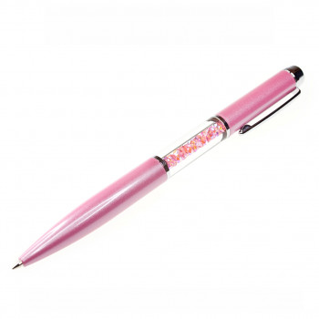 Ball PEN ROSE LIGHT ROSE AB Swarovski Crystals