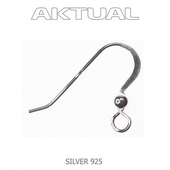 Hook Earwire Ag925, 20mm, 0,21g