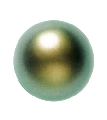5810 MM  8 CRYSTAL IRIDESCENT GREEN PEAR