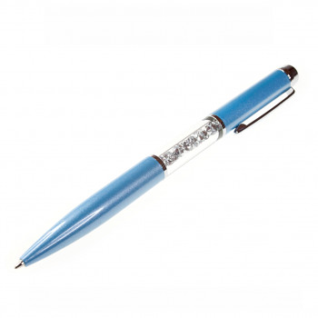 Ball PEN BLUE CAL Swarovski Crystals