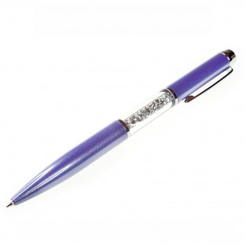 Ball PEN PURPLE CAL Swarovski Crystals