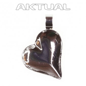 Pendant SWEET HEART/Right T13mm Gold Plated Tube (1x 4809)