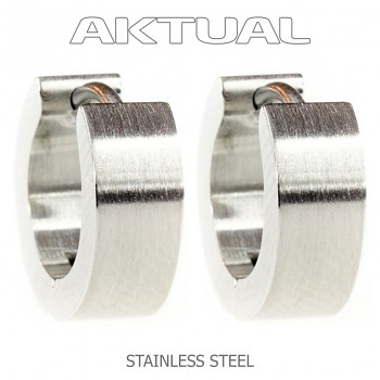 Earrings Hoop 13/4mm MATT Stainless Steel