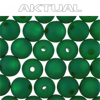 Korálek VELVET bead 12mm EMERALD