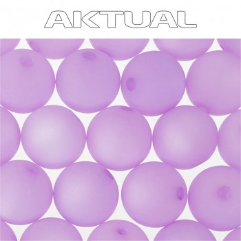 Korálek VELVET bead 14mm LIGHT AMETHYST