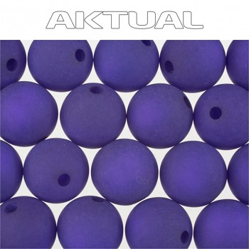 Korálek VELVET bead 14mm PURPLE VELVET