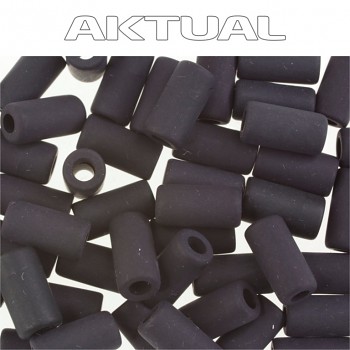 Korálek VELVET cylinder 4x8 BLACK