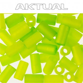 Korálek VELVET cylinder 4x8 LIME