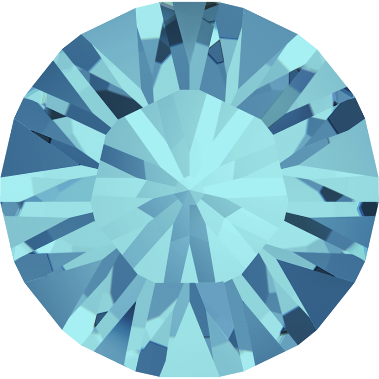 CHATON XILION 1028 PP 19 AQUAMARINE F - Swarovski Crystals