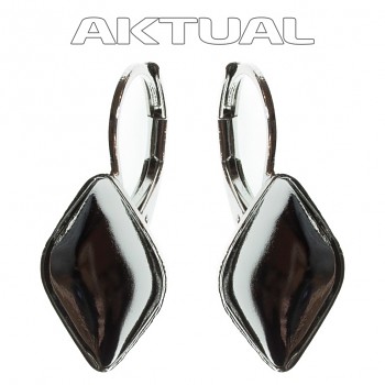 Leverback Earrings LEMON 14mm Rhodium