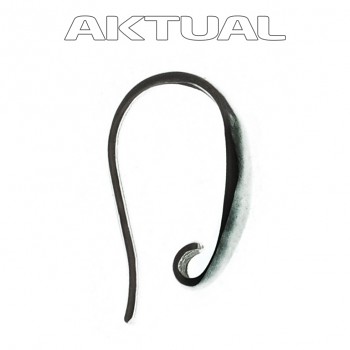 Earrings Hook Ag925 14mm, 0.25g Elegant