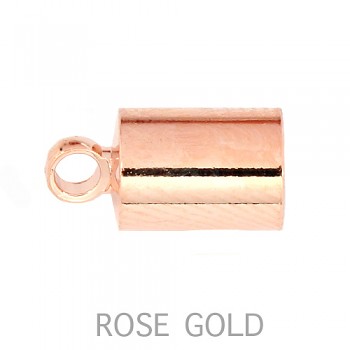 Lobster Clasp 10mm+2Rings ROSE GOLD Plated