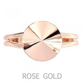 Ring RIVOLI 12mm ROSE GOLD Plated
