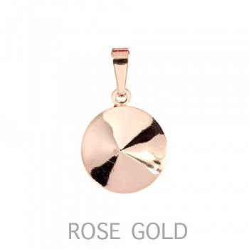 Pendant RIVOLI  6mm ROSE Gold Plated