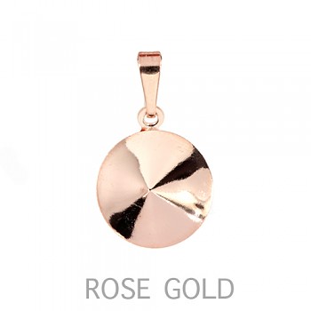 Pendant RIVOLI  8mm ROSE Gold Plated