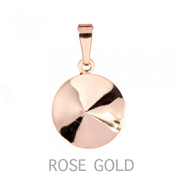 Pendant RIVOLI 10mm ROSE Gold Plated