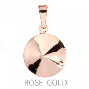 Pendant RIVOLI 16mm ROSE Gold Plated