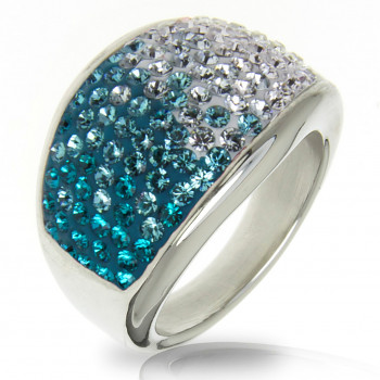 Ring GRADATION 53 BLUE ZIRCON Swarovsk