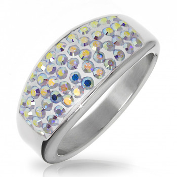 Ring SLIM 53 CRYSTAL AB Swarovski