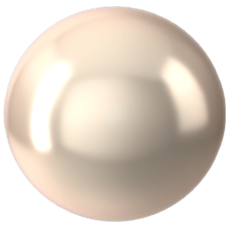 5818 MM  8 CRYSTAL CREAM ROSE PEARL