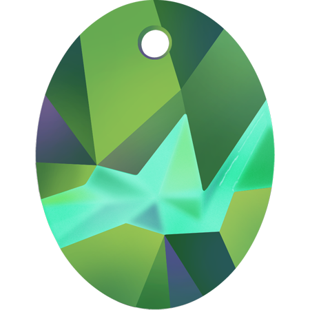 kaputt oval 6911 mm 26 crystal scarabaeus green pendants swarovski