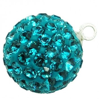 sparkly BALL Pe10 BLUE ZIRCON