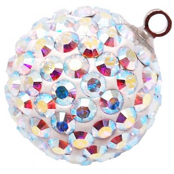 sparkly BALL pendant Pe14 CRYSTAL AB