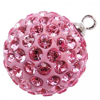 sparkly BALL Pe14 LIGHT ROSE